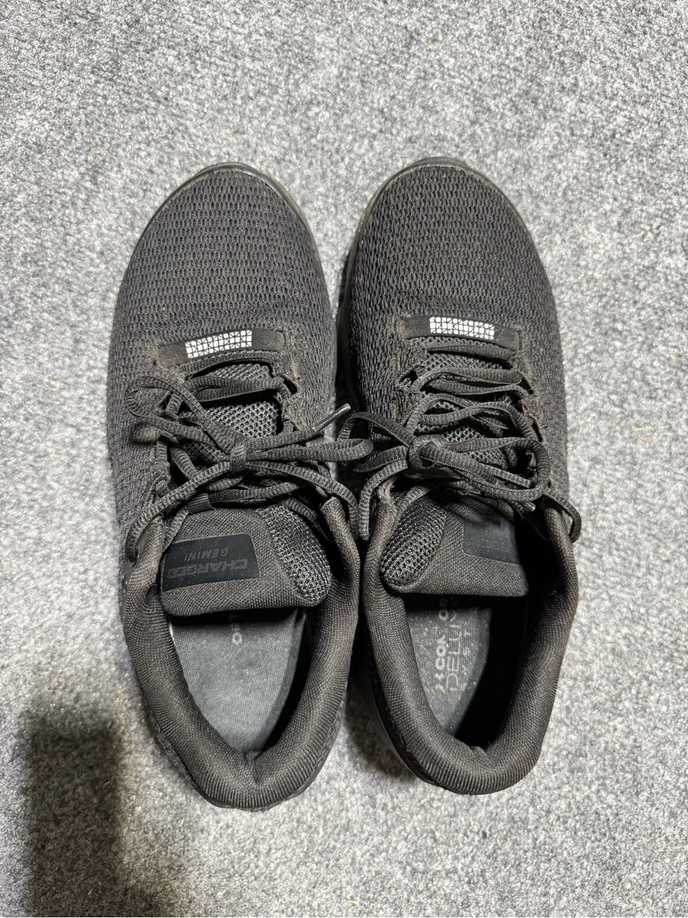 Under Armour Men's Black Mesh Athletic Trainers